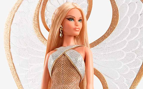 Barbie Signature Bob Mackie Holiday Barbie Angel doll 2022