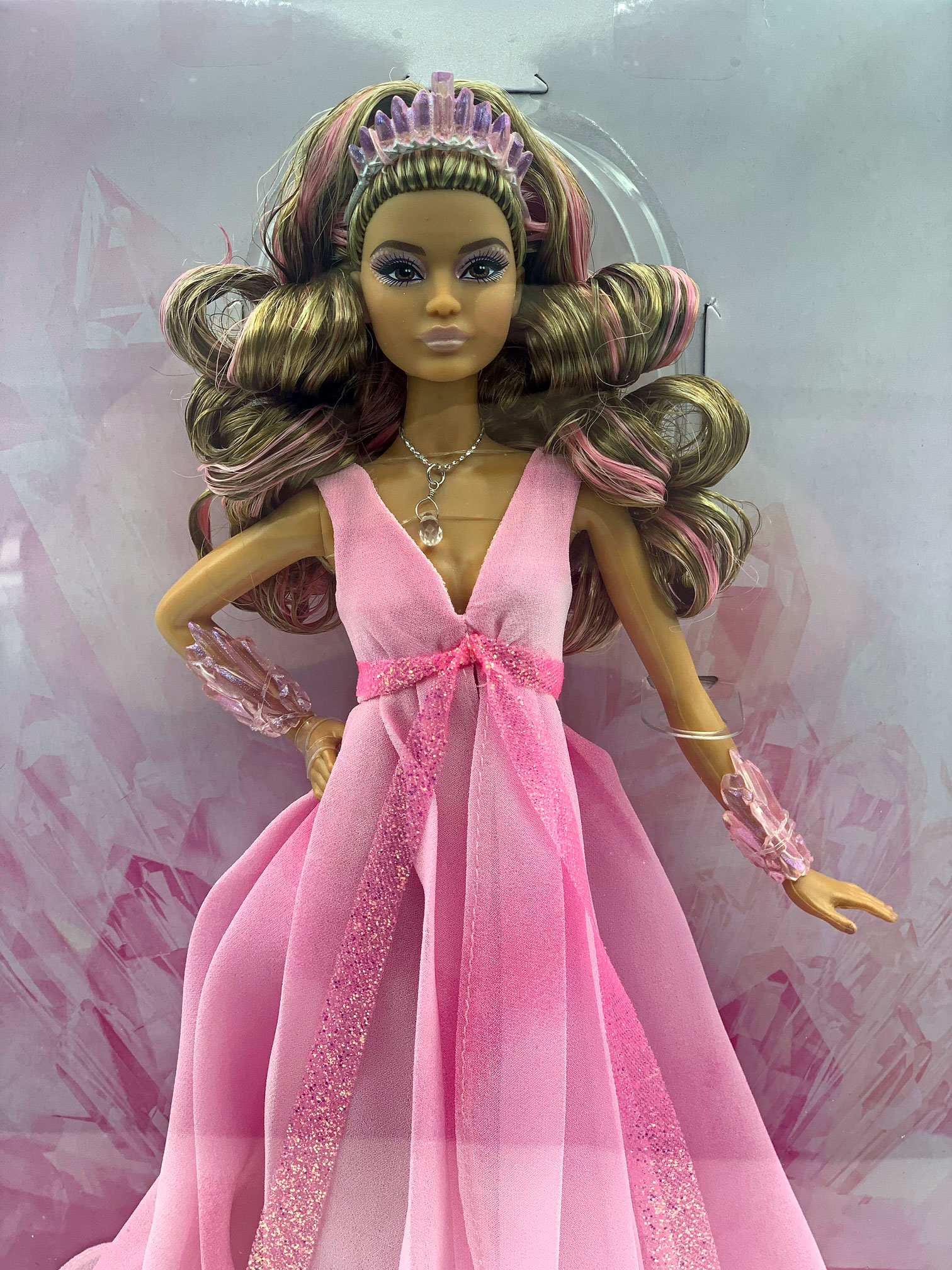 Barbie Crystal Fantasy Collection Rose Quartz Doll – Mattel Creations