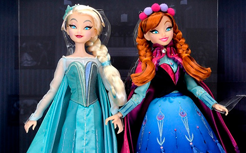 Disney Frozen Anna and Elsa Brittney Lee D23 2022 Limited Edition dolls