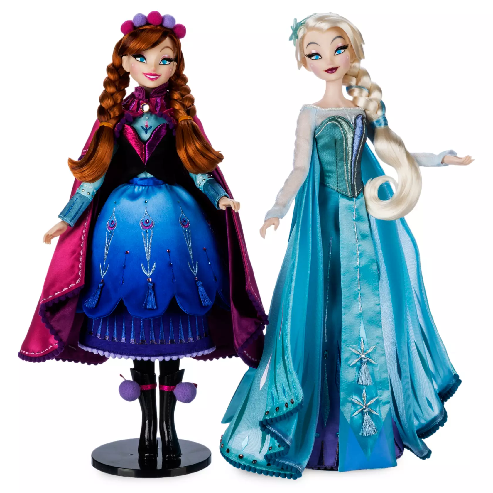Grondwet slogan zuur Disney Frozen Anna and Elsa Brittney Lee D23 2022 Limited Edition dolls -  YouLoveIt.com