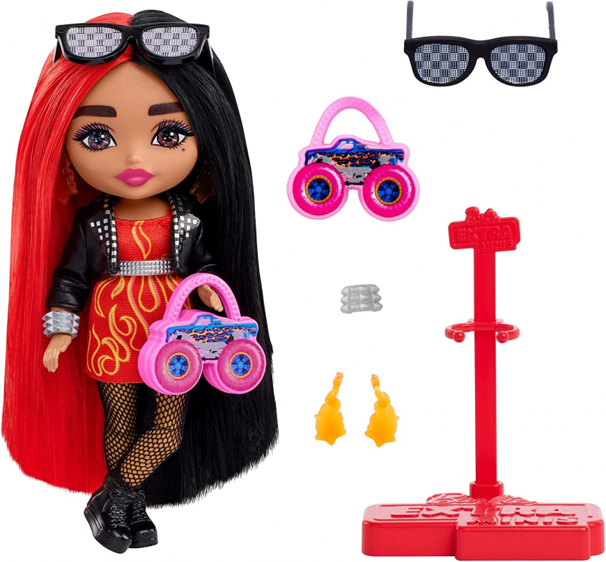 Barbie Extra Minis with Red and Black Hair