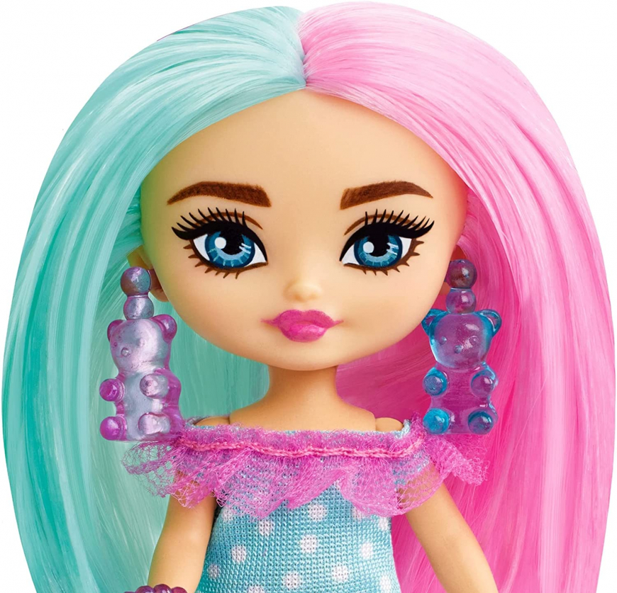 Barbie Extra Mini Minis Doll - Turquoise/Pink Candy