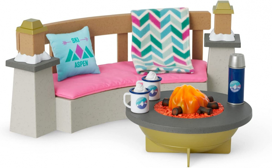 American Girl Corinne's Ski Lodge Fire Pit