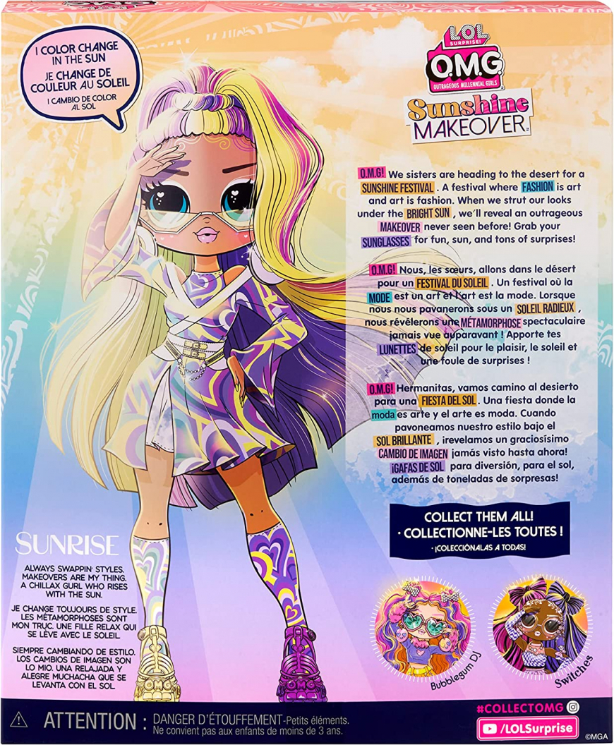 LOL OMG Sunshine Makeover Sunrise doll