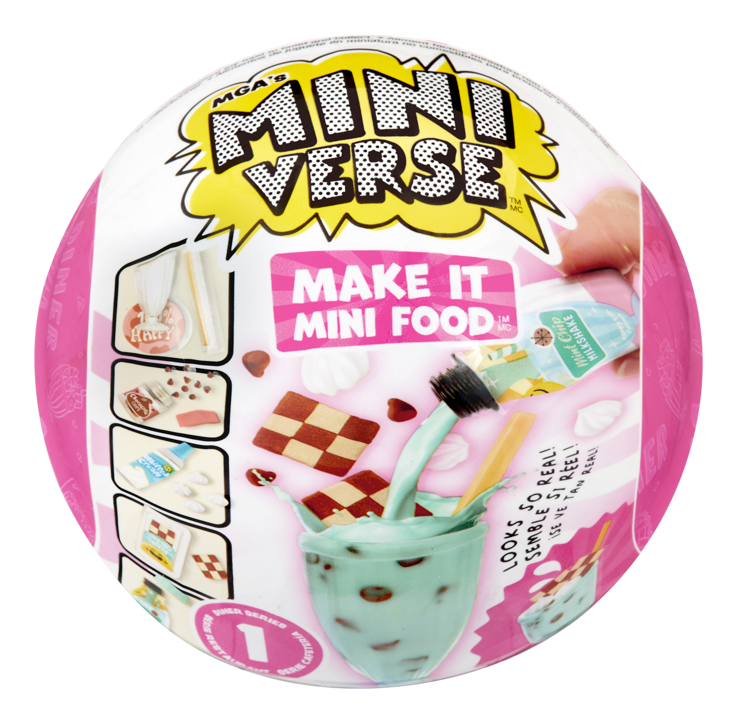 thumbnail interactive-video image 1 of MGA's Miniverse Make It Mini Food/Ice Cream Social Collectible - Brand New! Fast Shipping 1 of 4