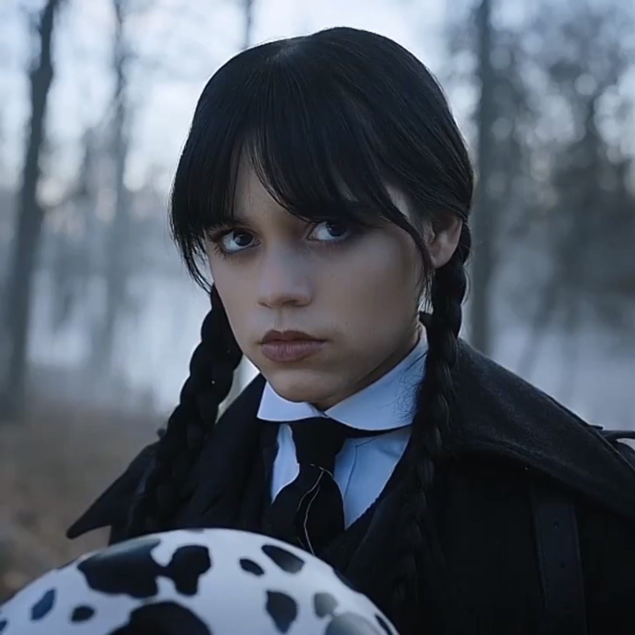 Wednesday Addams for your profile, from Netflix Wednesday, HD