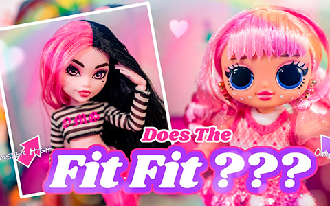 Does LOL OMG clothes fit Monster High G3 dolls?