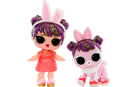 LOL Surprise Year of the Rabbit dolls Good Luck Sweetie and Good Luck Bunny