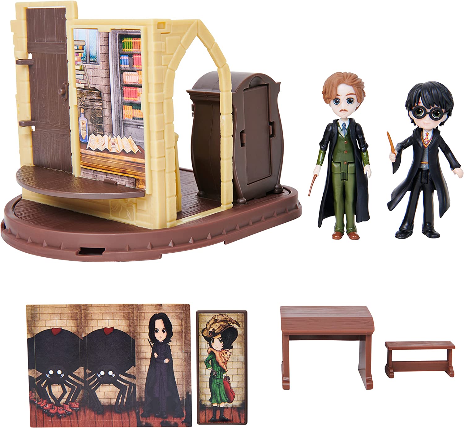 Playset 4 figurines Harry Potter Magical Minis