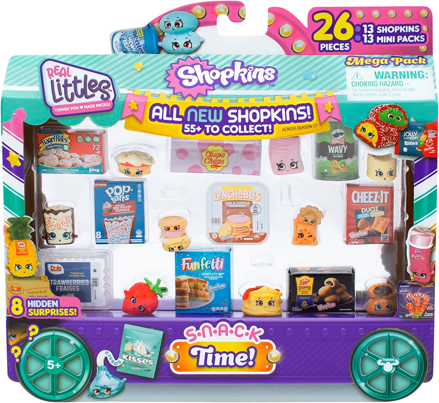 Shopkins Real Littles Mega Pack, 13 Plus 13 Real Branded Mini Packs (26  Total in 2023