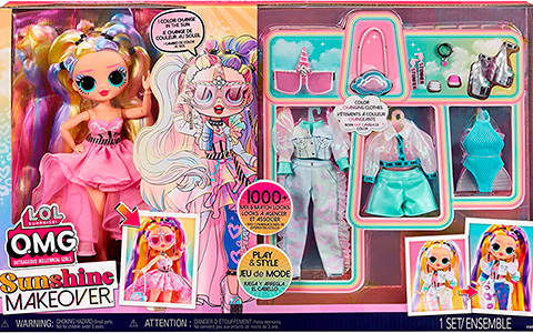 LOL Surprise OMG Sunshine Makeover Stellar Gurl doll