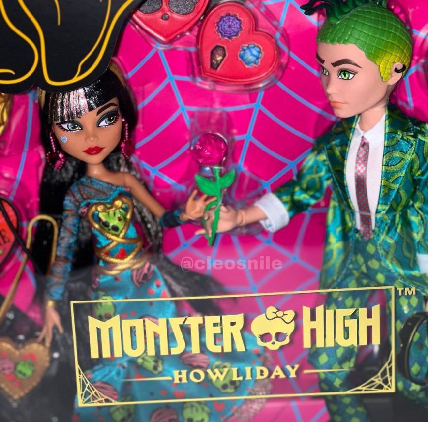Monster High Cleo and Deuce Howliday Love Edition Valentine's day 2-pack dolls