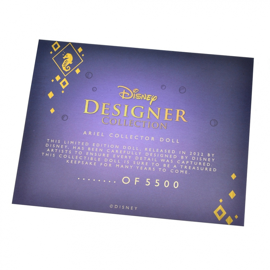 Disney Limited Edition Designer Collection Ultimate Princess Celebration Ariel Purple 2022