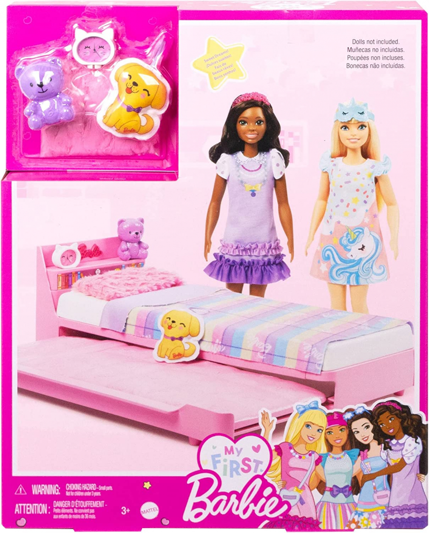 My First Barbie Bedtime Playset 2023