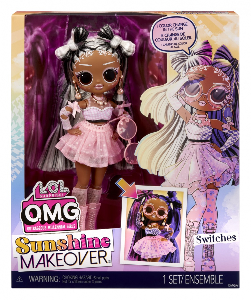 LOL OMG Sunshine Makeover Switches doll