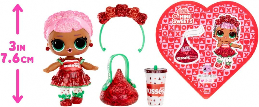 LOL Surprise Loves Mini Sweets Valentine’s Day Hugs & Kisses Meltaway Rosie doll