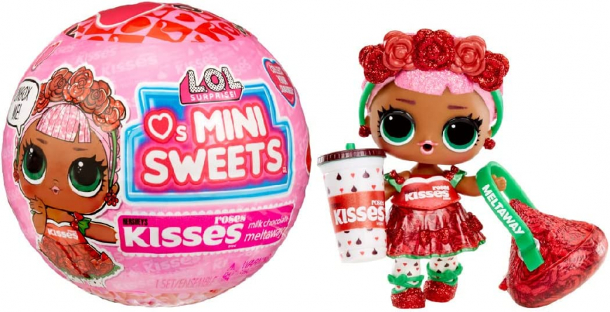 LOL Surprise Loves Mini Sweets Valentine’s Day Hugs & Kisses Meltaway Rosie doll