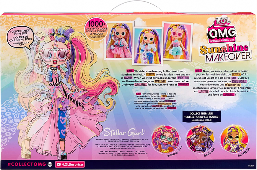 LOL Surprise OMG Sunshine Makeover Stellar Gurl doll