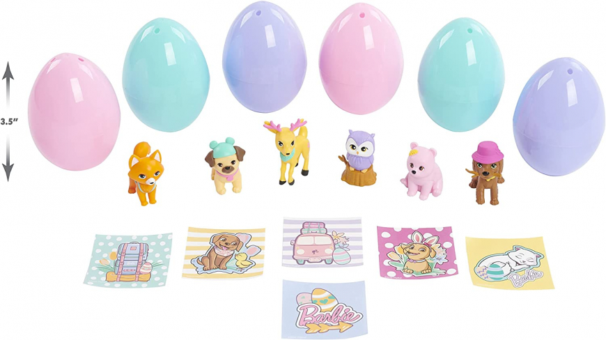 Barbie Surprise Eggs: Winter themed