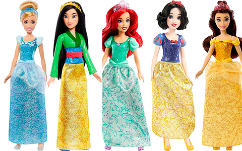 Mattel Disney Princess dolls 2023