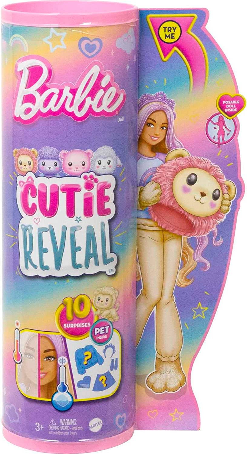 Barbie Cutie Reveal Lion doll