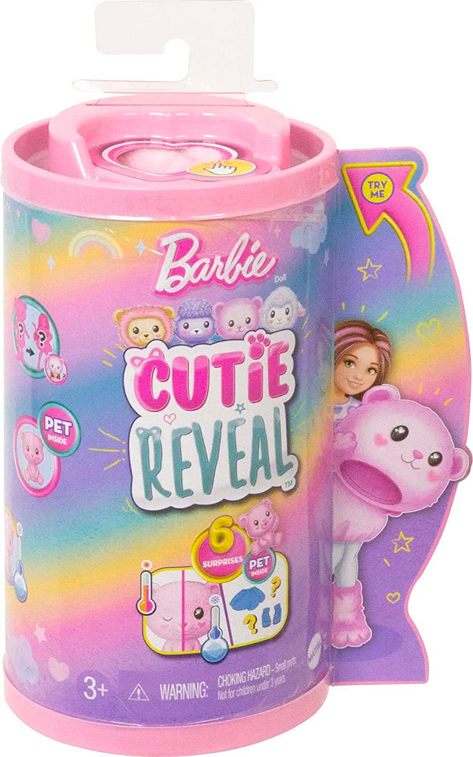 Barbie Cutie Reveal Chelsea series 2 dolls Lamb, Teddy, Poodle and Lion 