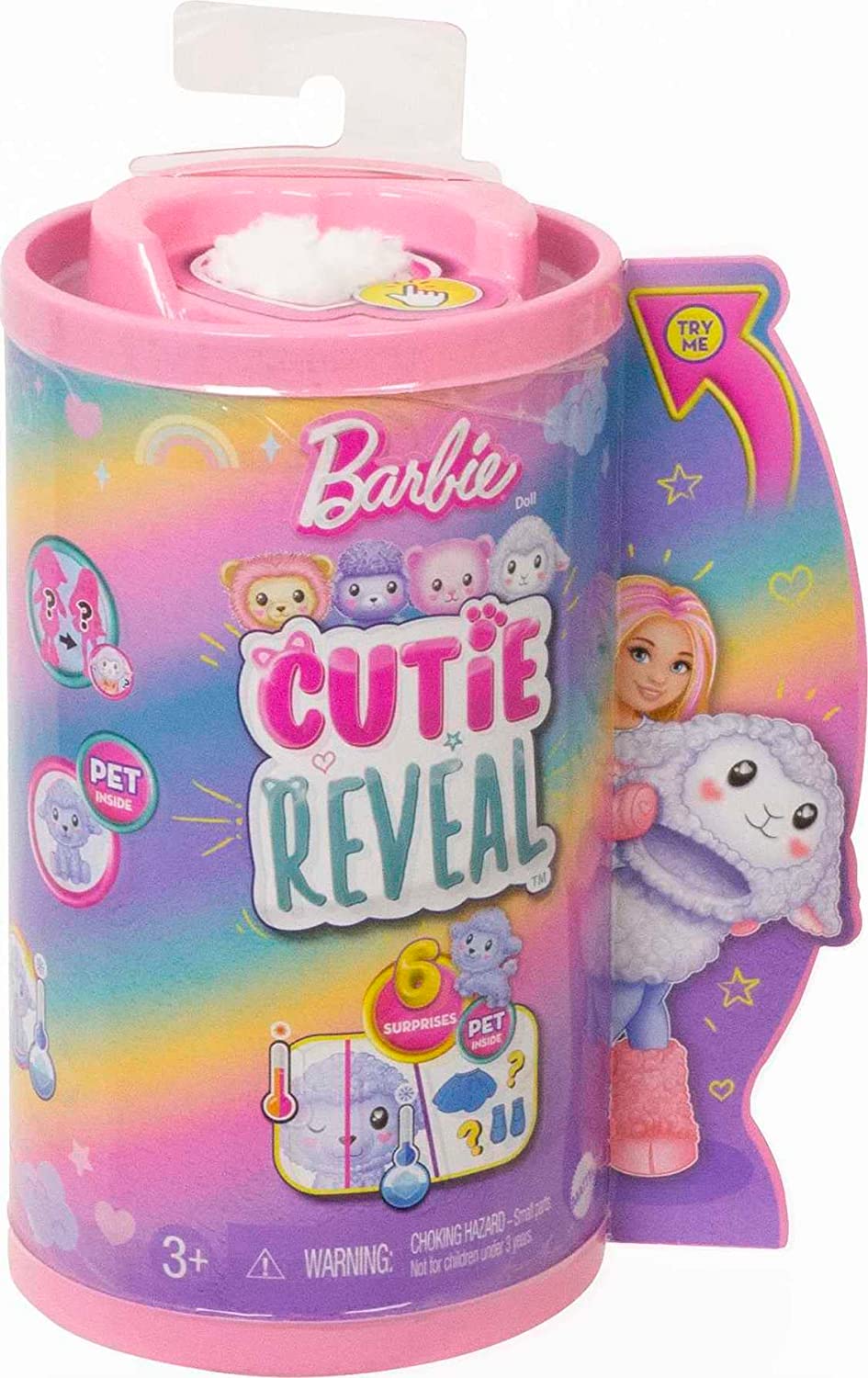 Barbie Cutie Reveal Jungle Series Chelsea Elephant Doll