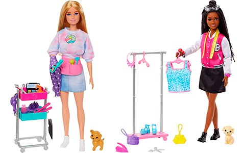 Barbie Stylist dolls with playsets 2023