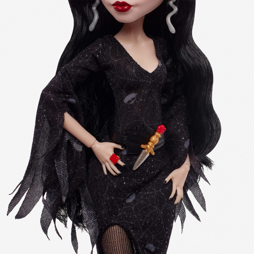 Monster High Skullector Elvira Mistress of the Dark doll