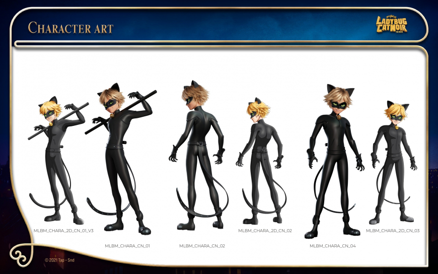 New characters art from Miraculous Ladybug movie