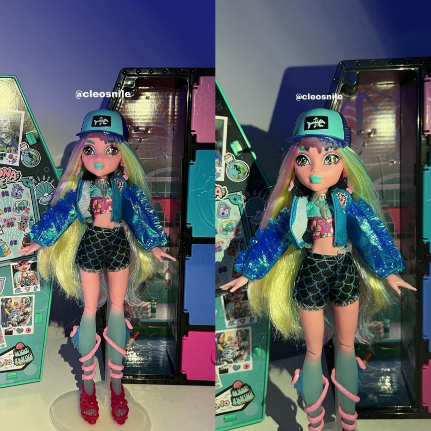 In real life photos of Skulltimate Secrets Lagoona Blue doll