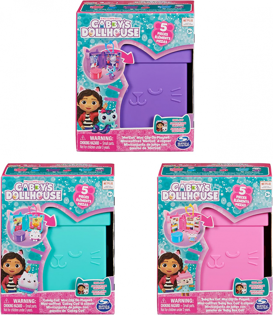 Gabby's Dollhouse, Gabby Girl and Kico the Kittycorn Toy Figures Pack, with Accessories and Surprise Kids Toys for Ages 3 and up : Toys & Games