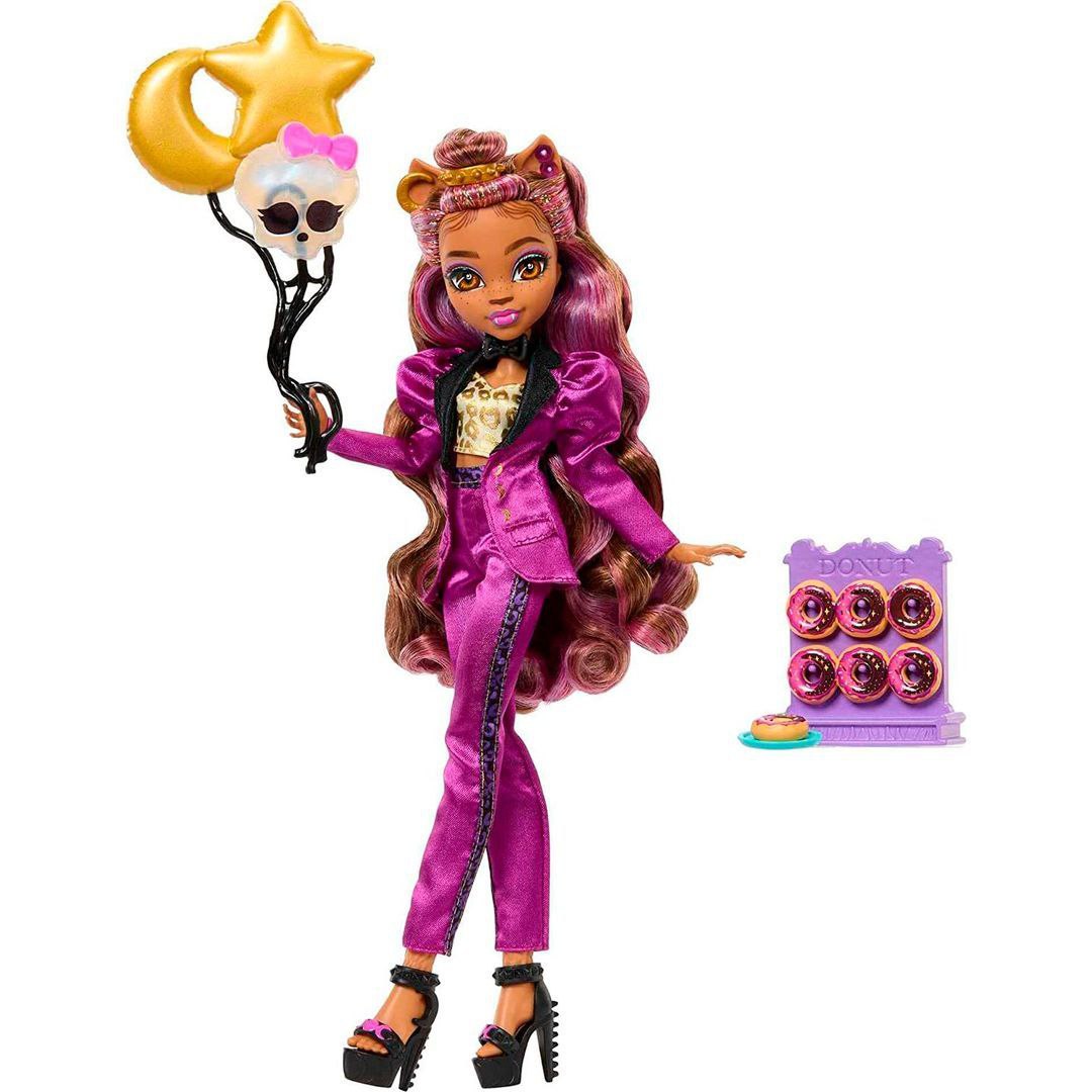 Monster High Cleo De Nile Doll in Monster Ball Party Dress with Themed  Accessories Like a Scepter