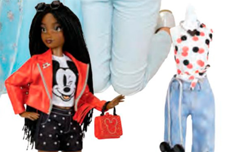 New Disney ily 4ever dolls 2023: Ursula, Bambi, Mickey Mouse, Aladdin and Stitch