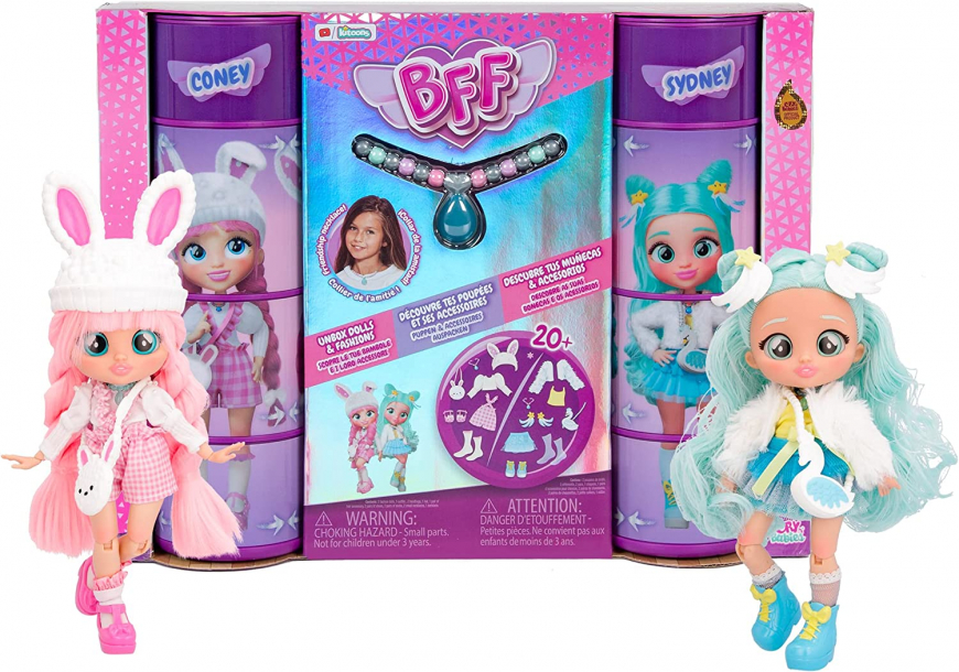 Cry Babies BFF Coney & Sydney 2 Pack dolls