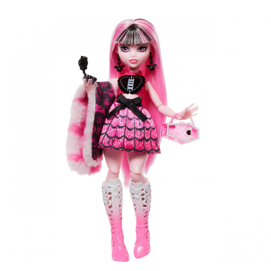Monster High Skulltimate Secrets Fearidescent Series Draculaura Stein doll