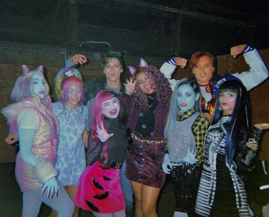 Monster High movie photos with actors from the set