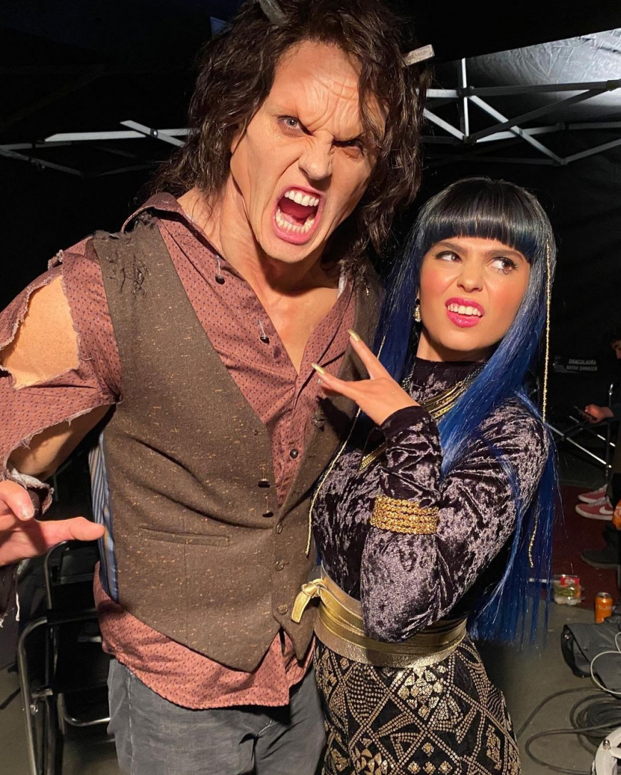 Monster High movie photos with actors from the set