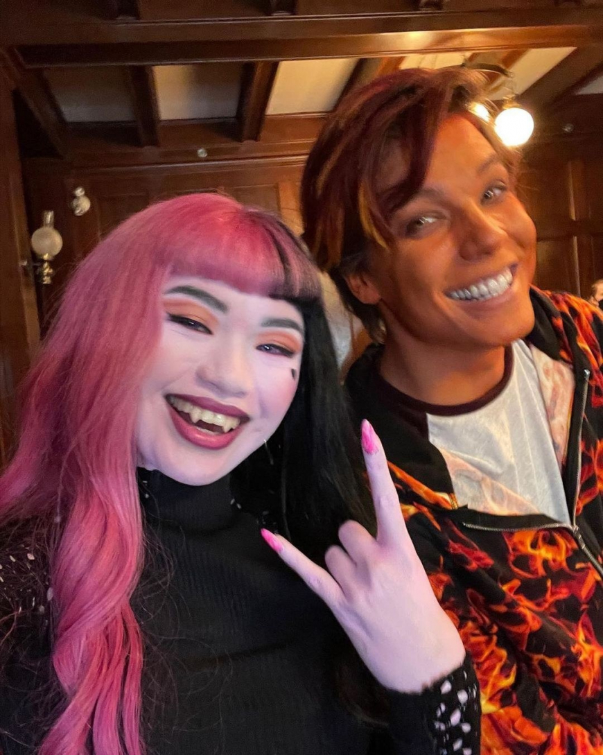 Monster High movie photos with actors from the set