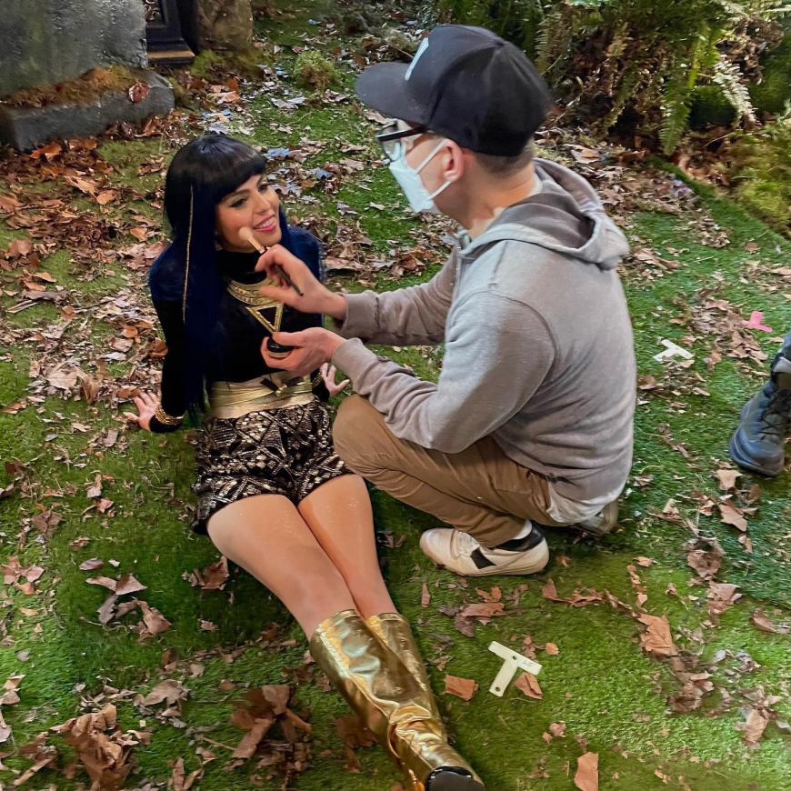 Monster High movie photos with actors from the set