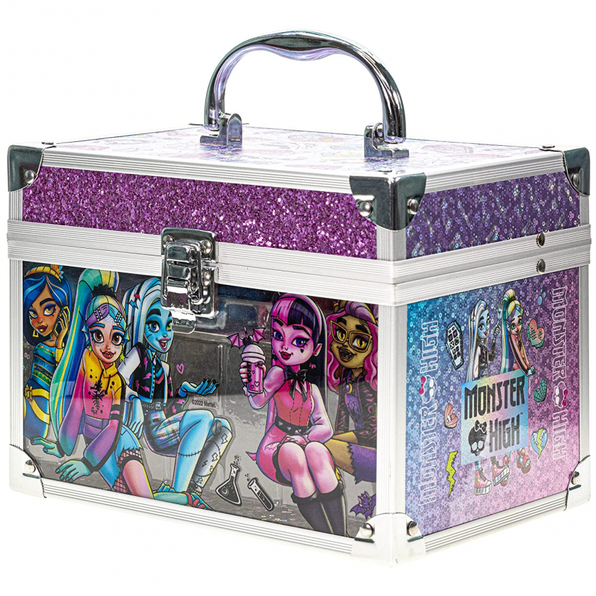 Monster High Townley Girl Train Case Makeup Set for Kids