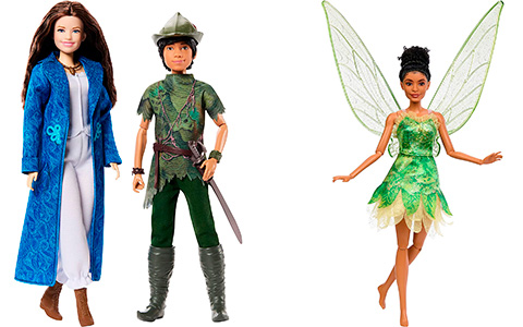 Disney Movie Peter Pan and Wendy dolls from Mattel