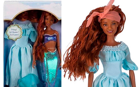 The Little Mermaid Movie 2023 Disney store dolls