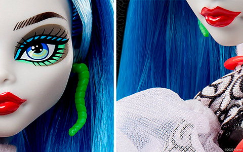 Ghouluxe Ghoulia Yelps Mattelcreations Fang Club exclusive doll