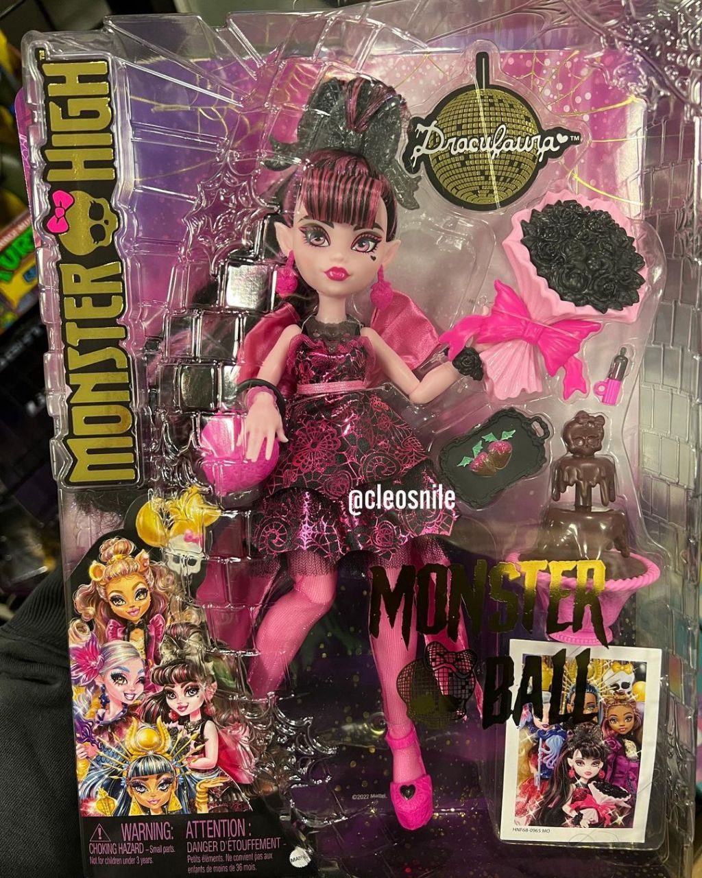 2023 Monster High Draculaura Monster Ball Party Fashion Doll *IN HAND*