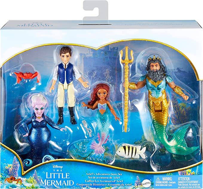 Little Mermaid live action small dolls figure collection from Mattel