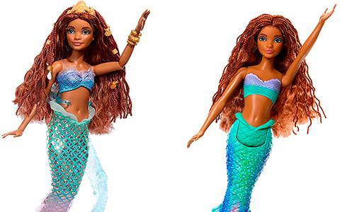 Mattel Ariel Little Mermaid live action movie dolls 2023