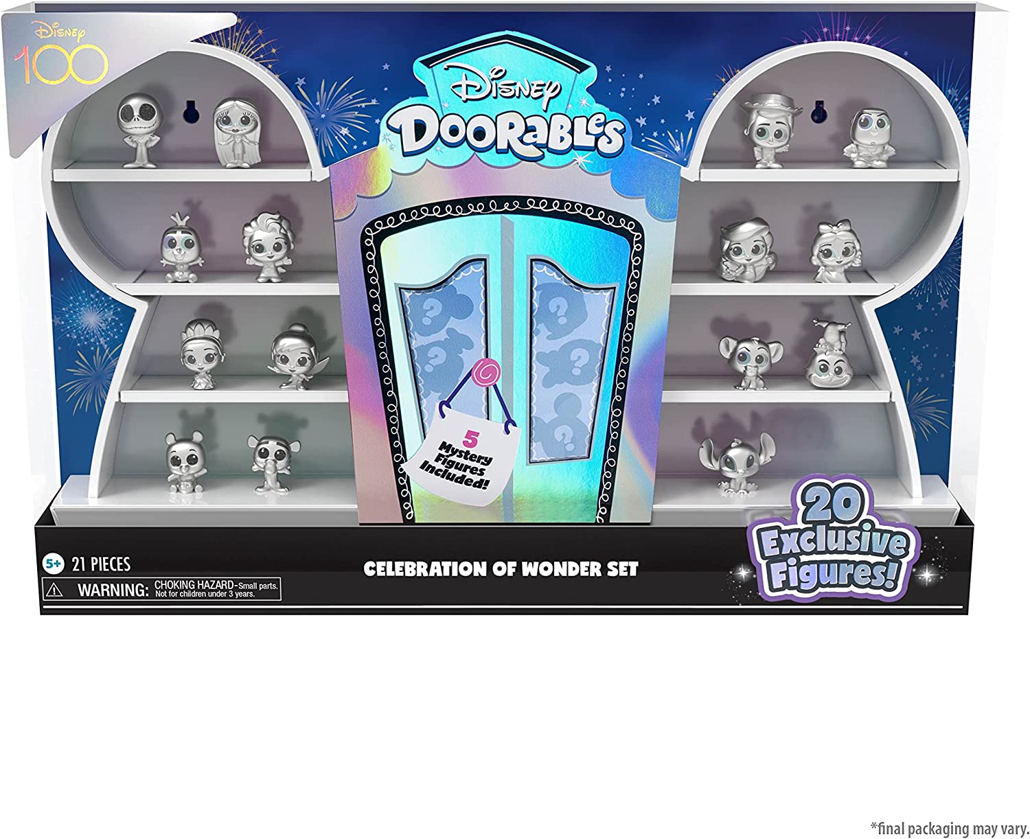 Disney Doorables | Series 10 Ultimate MEGA Peek 30-Figure Playset  (Celebrate 100 Years of Wonder!)