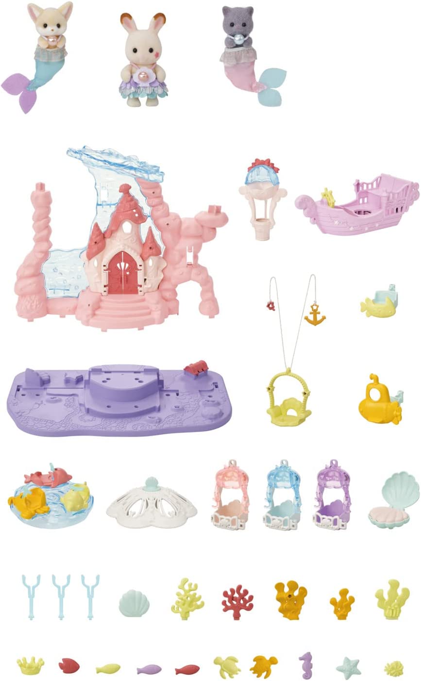 Calico Critters Baby Mermaid Castle - YouLoveIt.com