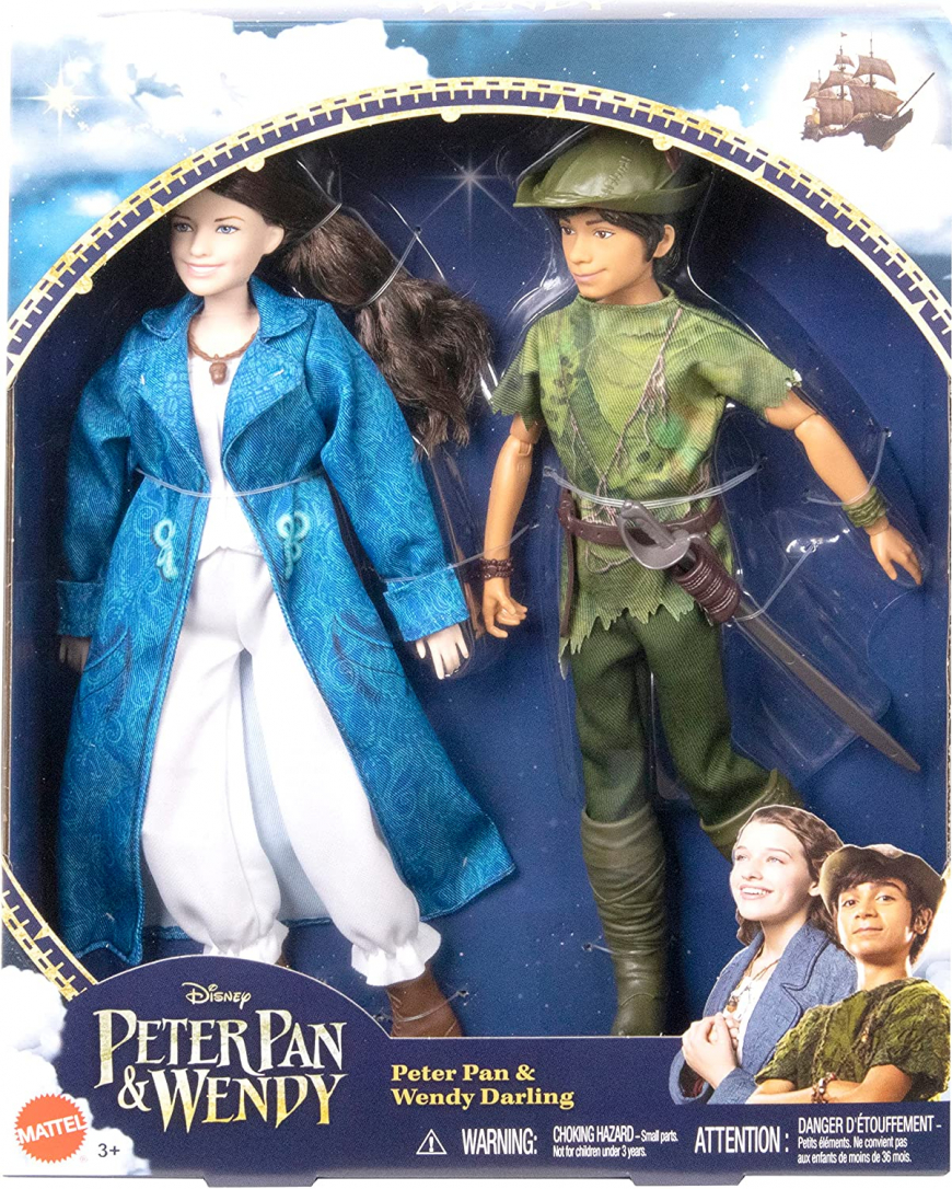 Disney Movie Peter Pan and Wendy dolls from Mattel